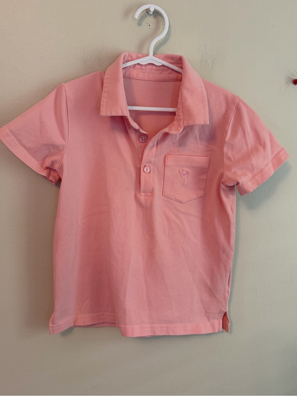Serendipity by Shrimp & Grits Coral Pink Polo Shirt